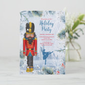 Invitation Black Nutcracker Ballet Noël Fête de Noël (Debout devant)