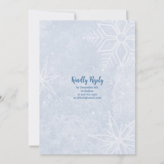 Invitation Black Nutcracker Ballet Noël Fête de Noël (Dos)