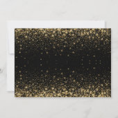 Invitation Black & or Masquerade Sweet 16 Anniversaire Photo (Dos)