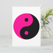Invitation black pink yang (Debout devant)