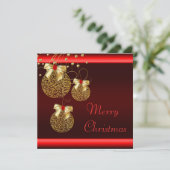 Invitation Black Red Gold (Debout devant)