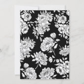 Invitation Black roses birthday (Dos)