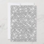 Invitation Black Silver Surprise 85e anniversaire (Dos)