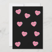 Invitation Black Stupid Cupidon Anti-Saint-Valentin Party (Dos)