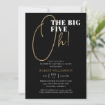 Invitation Black The Big Six Oh 60th Surprise Birthday<br><div class="desc">Black The Big Six Oh 60th Surprise Birthday Invitation Vos invités sauront que ce sera une fête spéciale en regardant cette invitation!</div>