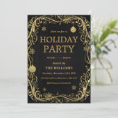 Invitation Black Tie Holiday & New Year’s Eve Celebration (Debout devant)