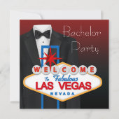 Invitation Black Tuxedo Las Vegas (Devant)