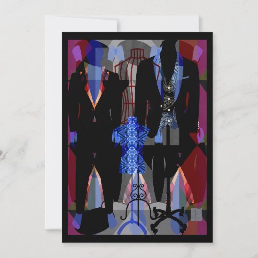 Invitation Black Tuxedos (Devant)