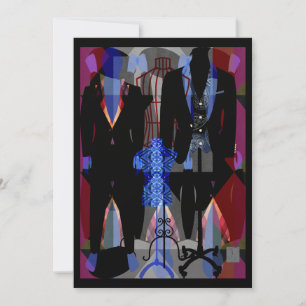 Invitation Black Tuxedos