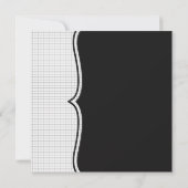 Invitation Black White Black Cravate Corporate Party Event (Dos)