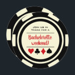 Invitation Black White Casino Poker Chip Bachelorette Party<br><div class="desc">Éblouissez vos invités en leur envoyant ces invitations à la 50e soirée de bachelorette en jeton noir et blanc ! Ils seront hypnotisés de se joindre à vous à cette fête inoubliable !</div>