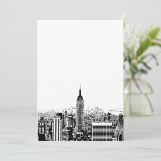 Invitation Black & White New York (Debout devant)