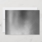 Invitation Black White Photo Mariage Gay (Dos)