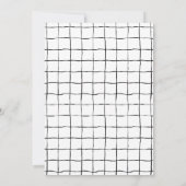 Invitation Black White Wild One Boy's First Birthday Party (Dos)