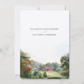 Invitation Blackberry Farm Walland TN Destination Mariage (Dos)