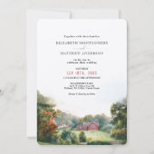 Invitation Blackberry Farm Walland TN Destination Mariage (Devant)