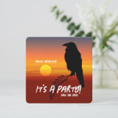 Invitation Blackbird Party Sunset Raven (Debout devant)
