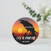 Invitation Blackbird Party Sunset Raven (Debout devant)