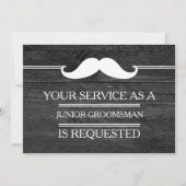 Invitation Blackboard Your Service as a Groomsman Request (Devant)