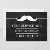 Invitation Blackboard Your Service as a Groomsman Request (Devant)