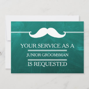 Invitation Blackboard Your Service as a Groomsman Request