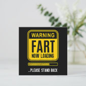 Invitation Blague amusante (Debout devant)