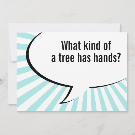 Invitation blague de palmier de flore (Devant)