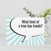 Invitation blague de palmier de flore (Debout devant)