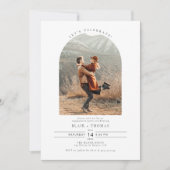 Invitation BLAIR Modern Boho Arch Photo Party (Devant)