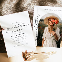 BLAIR Modern Minimal Arch Photo Boho Graduation