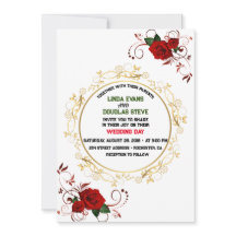 Blanc Bourgogne et or Floral Mariage moderne Boho