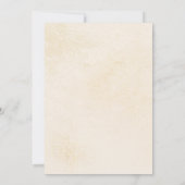 Invitation blanc citrouille automne moisson mariage invite (Dos)