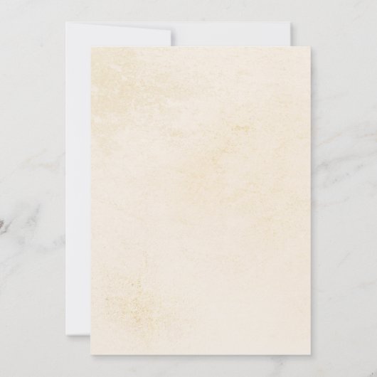 Invitation blanc citrouille automne moisson mariage invite (Dos)