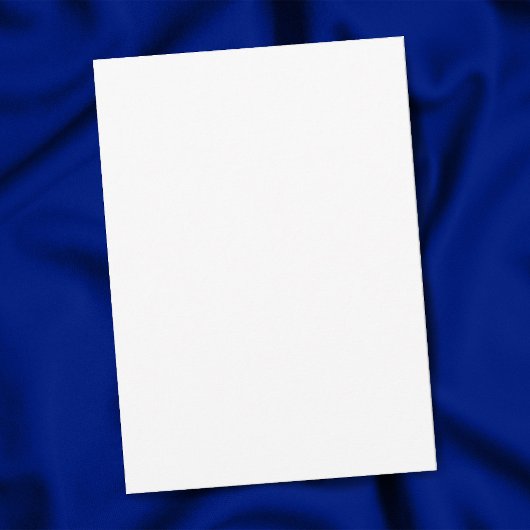 Invitation Blanc clair 5" x 7" Matte Blank Graduation Party