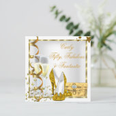 Invitation BLANC Curly Fabuleux Fantastique (Debout devant)