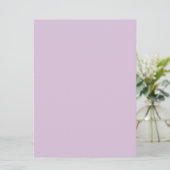 Invitation blanc de chardon pastel violet (Debout devant)