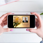 Invitation Blanc Double Daffodils Fleurs Célébration de la vi