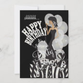 Invitation Blanc du nom | de la fille | do-it-yourself de (Devant)