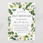 Invitation Blanc Floral vert Wreath Bat mitzvah moderne<br><div class="desc">White Floral Green Wreath Invitation Bat mitzvah moderne

Voir la collection correspondante dans Niche et Nest Store

Nous avons aussi beaucoup d'autres Invitation et collections.</div>