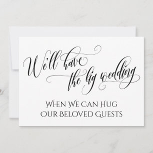 Invitation Blanc Noir Quand On Peut Vous Accrocher Mariage Re