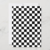 Invitation blanche de skateboard (Dos)