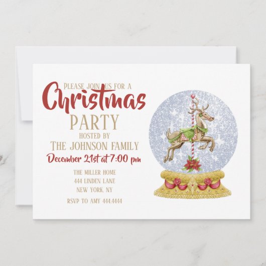 Invitation Blanche-Neige (Devant)