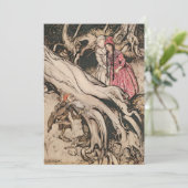 Invitation Blanche-Neige et Rose Rouge par Arthur Rackham (Debout devant)