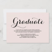 Invitation Blancs de script Whimsical superposition photo Gra (Dos)