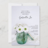 Invitation Blancs en Bleu Jar Vase Fête des mariées (Devant)