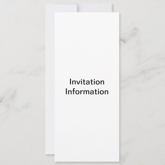 Invitation Blancs rouges et bleus (Dos)