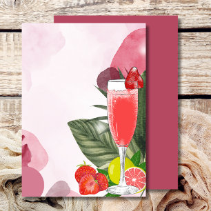 Invitation Blank Ajouter Votre Propre Brunch Bubbly Mimosa In