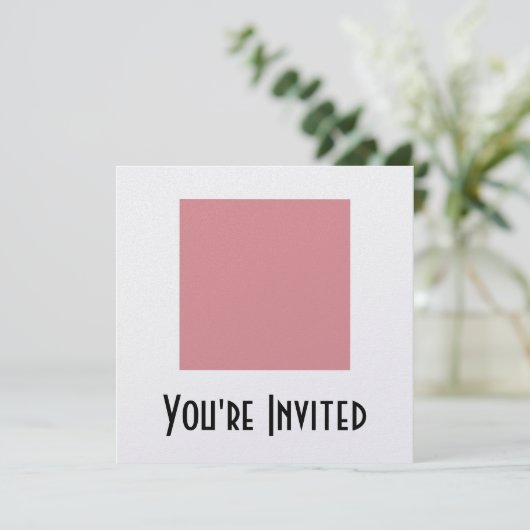 Invitation Blank - Créez votre propre cadeau (Debout devant)