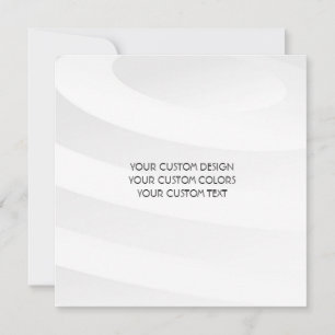 Invitation BLANK Votre conception personnalisée -