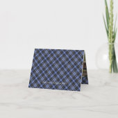 Invitation Blason de Clan Clark sur tartan (Dos)
